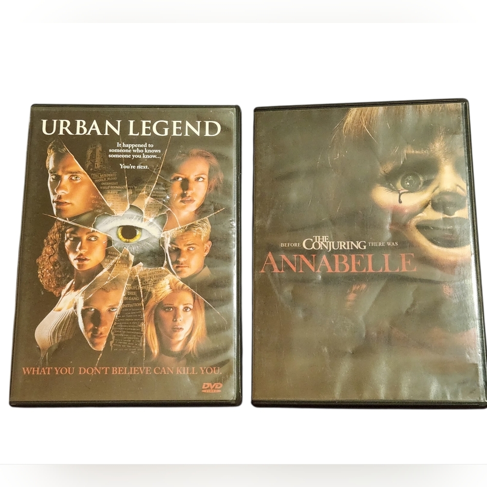 Horror Movie DVD Set - Urban Legend & Annabelle